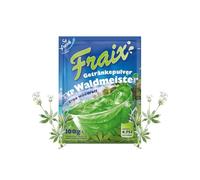 FRAIX Waldmeister Lot de 125 boissons en poudre (125 x 100 g) - Poudre instantanée rafraîchissante au goût floral - Poudre de fruits parfaite pour les pique-niques, les fêtes d'anniversaire