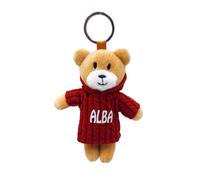 Framan Ours en peluche et anneau, habillé avec pull et différents noms. Ours doux (Alba)