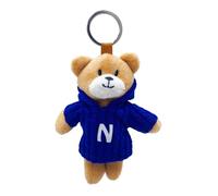 Framan Ours en peluche et anneau, vêtu d'un pull et d'une lettre initiale. Ours doux, multicolore, S