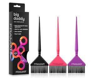 FRAMAR Big Daddy Kit de Peinture avec 3 pinceaux, Violet, 3 pièces (Lot de 1)
