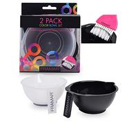 FRAMAR Bol Coiffure Professionnel - Bol Coloration Cheveux, Kit Decoloration, Couleur Cheveux Professionnel, Kit Coloration, Materiel Coiffure - 2pc