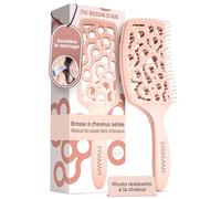 FRAMAR Brosse à cheveux ventilée champagne, résistante à la chaleur