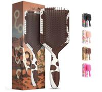 FRAMAR Brosse Démêlante pour Cheveux Bouclés - Brosse à Cheveux Professionnelle, Idéale pour Enfants et Adultes, Hairbrush, Démêlage Facile sans Douleur, Top Brush - Yeehaw