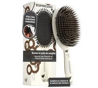 FRAMAR brosse en poils de sanglier souple brosse en poils de - Espresso