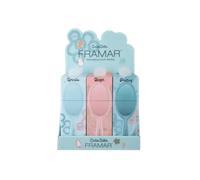 Framar Detangle Brush Cookie Cutter Display 9pcs