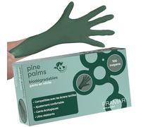 FRAMAR Gants verts jetables sans latex moyen, gants jetables moyens gants en nitrile, gants de tatouage, Guantes Desechables, gants de cuisine jetables, biodégradables 100