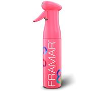 FRAMAR Gourde Vaporisateur Cheveux Boucle - Spray Cheveux Bouclés, Brumisateur Cheveux Bouclés, Pulverisateur Cheveux, Brumisateur Eau, Pulvérisateur Cheveux, Bouteille Spray Vide - Rose