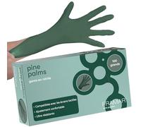 FRAMAR Guantes Verdes de Nitrilo sin Látex - Guantes Resistentes y Desechables, Guanti de Nitrilo Medianos para Tatuaje, Cocina, Limpieza y Uso Profesional - 100