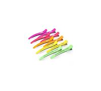 Framar Neon Hair Clips 10 Pack - Pinces cheveux professionnelles pour coiffer, sectionner, salon, coiffure, coupe de cheveux, coupe de cheveux