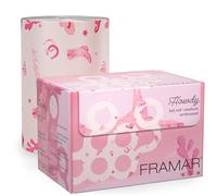 FRAMAR Papier Aluminium Coiffure - Howdy Papier Alu Professionnel, Meches Coiffure, Rouleau Aluminium, Materiel Coiffure Professionnel - 97,5 mètres