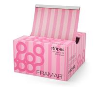 FRAMAR Papier Aluminium Coiffure Rayures Roses Papier Alu - 500 Feuilles