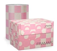 FRAMAR Papier Aluminium Coiffure Rose à Carreaux Papier Alu - 97,5 mètres