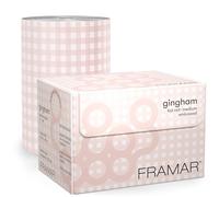 FRAMAR Papier Aluminium Coiffure Rose vichy Papier Alu - 97,5 mètres