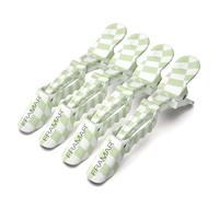 Framar Pince Crocodile Cheveux Femme - Accessoire Cheveux, Pinces à Cheveux Caoutchouté - À Carreaux 4pc