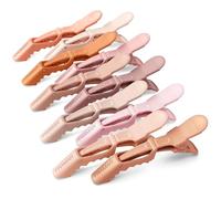 FRAMAR Pince Crocodile Cheveux Femme - Pince Cheveux Coiffeur, Pince a Cheveux Femme, Pinces à Cheveux, Pinces Crocodiles Cheveux, Hair Clip, Pince Cheveux Crocodile - Neutre 10p