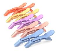 FRAMAR Pince Crocodile Cheveux Femme - Pince Cheveux Coiffeur, Pince Cheveux Femme, Pince a Cheveux, Pinces à Cheveux, - Pastel 10pc