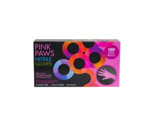 Framar Pink Paws Nitrile Gloves 100st Medium