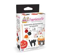Framboiselle 3 Colorants Poudre Halloween Rouge/Orange/Noir 75 g