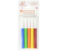 Framboiselle 5 Mini-Feutres Alimentaires - Lot de 2