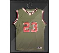 Frame box T-frame cadre aluminium pour maillot porte acrylique doublure interne feutre 60 x 80 cm noir