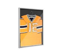 HomCom Cadre pour maillot Frame Box T-Frame en aluminium et acrylique Protection UV 70 x 90 cm