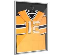 Frame box HOMCOM T-frame cadre aluminium pour maillot porte acrylique doublure interne feutre 70 x 90 cm
