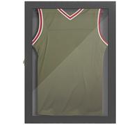 Frame box T-frame cadre pour maillot porte acrylique doublure interne feutre dim. 60L x 7l x 80H cm noir