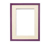 Frame Company ASIN., Plastique, Violet, 20x16-inch Mounted for 16x12-inch Image