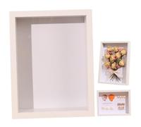 Frame de boîte d'ombre 4x6 3D Small Shadow Box Crame Frame à l'épreuve de la poussière et à la densité à l'épreuve de l'humidité Boîte d'affichage Shadow Box pour la décoration intérieure, Seul Cadre