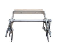 Frame Grip Holder Lifter Tool - 4 Inch Hive Frame Lifter | Wood Stainless Beekeeping Tool - frames grip holder for lifting honeybee hive ergonomic anti slip handle efficient safe beginner experienced