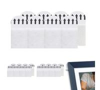 Frame Hanger Strips Formidable Adhesion Wall Adhesive 12 paires Lossless Suspension Sticky Picture Hangers for Walls, Pictures Without Nail, Poster