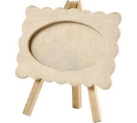 Frame on a easel, size 13,2x11,5 cm, thickness 18 mm, plywood, 1pc