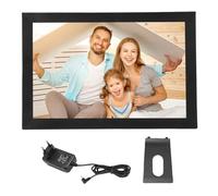 Frame Photo Numérique De 16,7 Pouces avec Écran Tactile HD Connexion WiFi Et Stockage USB Affichage Intelligent D'Images en Coupure Totale Compatible Format Haute Définition Prise UE Intégrée