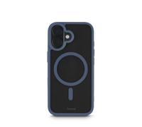 Frame Protect cover pour iPhone 17, Magnetic, transparent/bleu ,