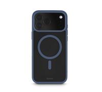 Frame Protect cover pour iPhone 17 Pro Max, Magnetic, transparent/bleu ,