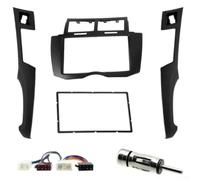 Frame Trim Kit 2 Din pour Vitz Platz Dashboard Frame Trim Kit | Ajustement pour parfait pour yaris pour vitz Platz, finition pro, intégration seamless, plastique pour (Frame+Antenna Set)