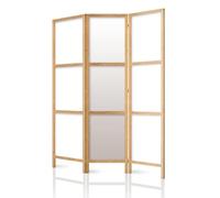 framed concept - paravent en Bois 3 Panneaux 135 x 172 cm, Impression sur Une Seule Face, Style Oriental