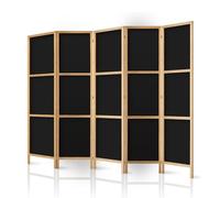 framed concept - paravent en Bois 5 Panneaux 225 x 172 cm, Impression sur Une Seule Face, Style Oriental