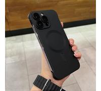 Frameless Matte Ultra Thin Magnetic Case, Ultra Thin Hard Pc Magnetic Frameless Phone Case for iPhone 16 Pro Max/16 Pro/16 Plus/16 (for iPhone 16Pro,Black)