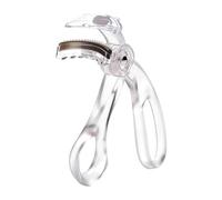 Frameless Wide-Angle Eyelash Curler with Built-in Comb - Lash Separator | Integrated Comb Teeth for Clump-Free Curl, Beginner-Friendly No-Pinch Design, Compact Travel Size for Even Salon-Style Lashes