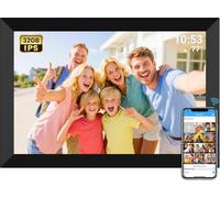 Frameo Cadre Photo numérique 10,1" WiFi Smart Frame HD IPS écran Tactile, 16 Go de Stockage, Rotation Automatique, Montage Mural, Installation Facile pour Partager des Photos et des vidéos Via