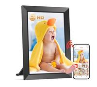 Frameo Cadre photo numérique WiFi 10,1" Écran tactile IPS 1280 x 800 cm Stockage intégré 32 Go Rotation automatique Partagez des photos ou des vidéos instantanément via