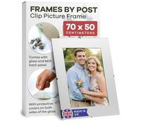 FRAMES BY POST Cadre photo à clipser, 70 x 50 cm, verre en plastique