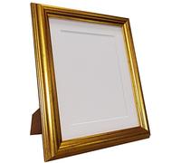 FRAMES BY POST Cadre photo doré 48 avec contour ivoire 12 x 10 cm Taille de l'image 10 x 8