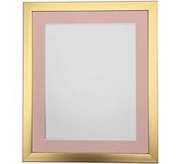 FRAMES BY POST Cadre Photo doré avec Monture Rose 16 x 12 cm