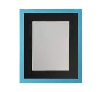 FRAMES BY POST Cadre Photo en Plastique avec Contour Noir Bleu 1,9 cm 15 x 10 cm