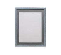 FRAMES BY POST Cadre Photo H7 Gris Minéral avec Passe-Partout Gris Foncé 50x40 Image 40x30 cm Verre Plastique