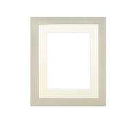 FRAMES BY POST Cadre photo Studio en frêne blanc naturel avec contour ivoire 61 x 50 cm pour image de 50 x 40 cm