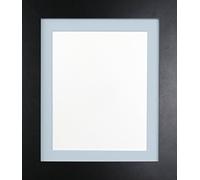 FRAMES BY POST FBP39MMBLACKFRAMEWITHBLUMT1411128, Bois Dense, Cadre Noir de 39 mm avec Contour Bleu, 14" x 11" for Pic Size 12" x 8"
