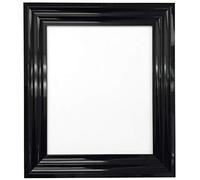 FRAMES BY POST Firenza Cadre Photo en Plastique et Verre Noir Brillant 50 x 23 cm